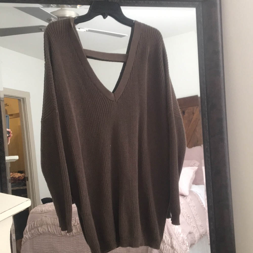 Green sweater- Tobi, Small; NWT